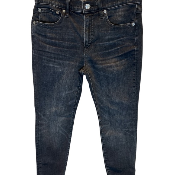 NEW J.Crew Black High-rise Tooth Pick Denim Jeans Sz 28P - Picture 6 of 12